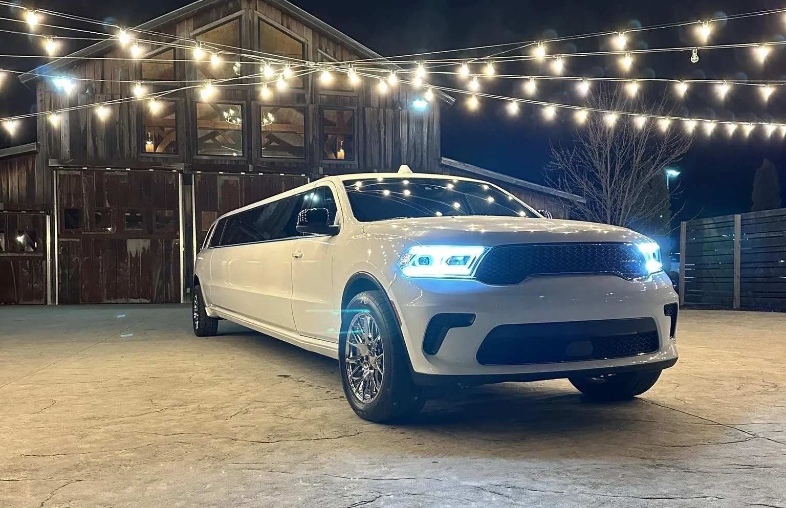 Dodge Durango stretch wedding limo